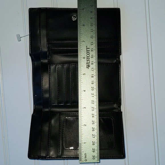 Kate Spade Striped Tri Fold Snap Wallet - Picture 6 of 11